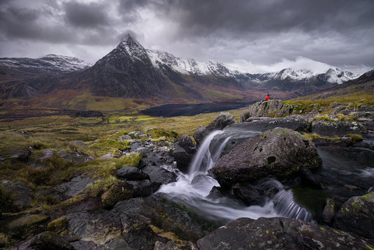 A stormy scene in Snowdonia