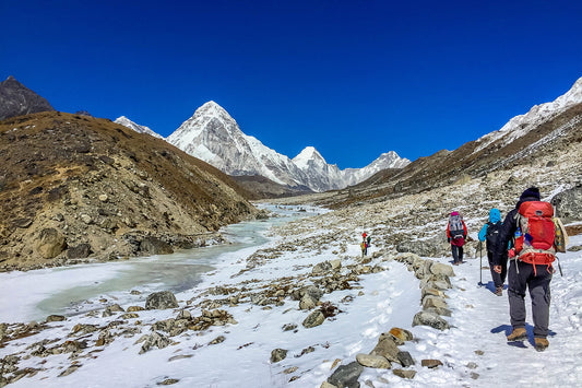 Huge mountain trails and landscapes