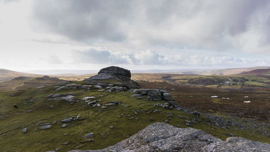 Epic granite rock formations in Dartmoor