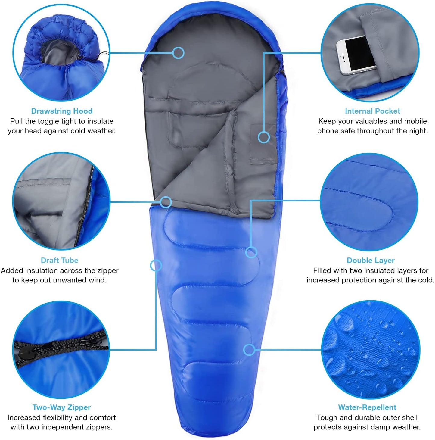 Active Era Professional 300 Warm Mummy Sleeping Bag