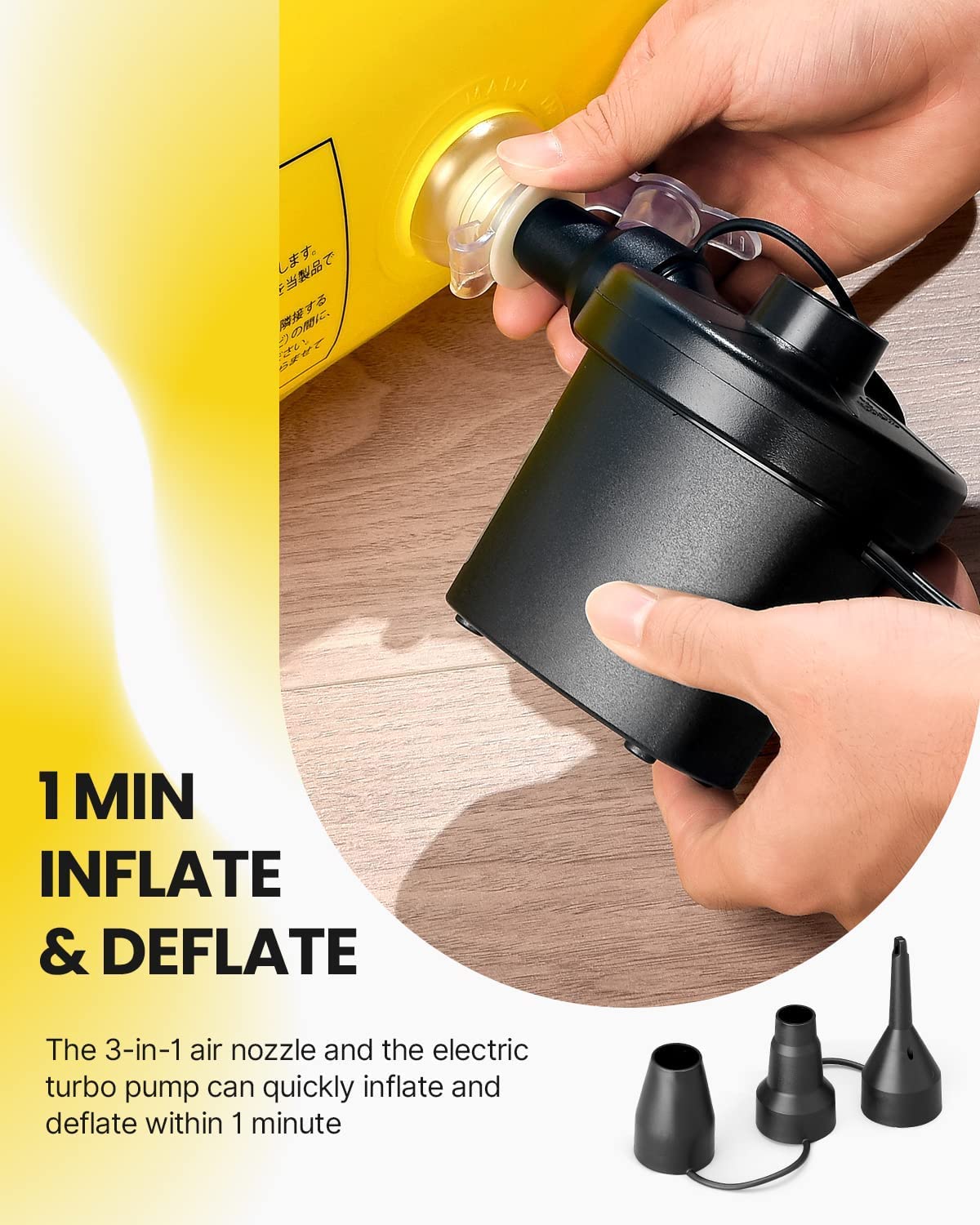 Airefina Inflatable Kids Airbed Travel