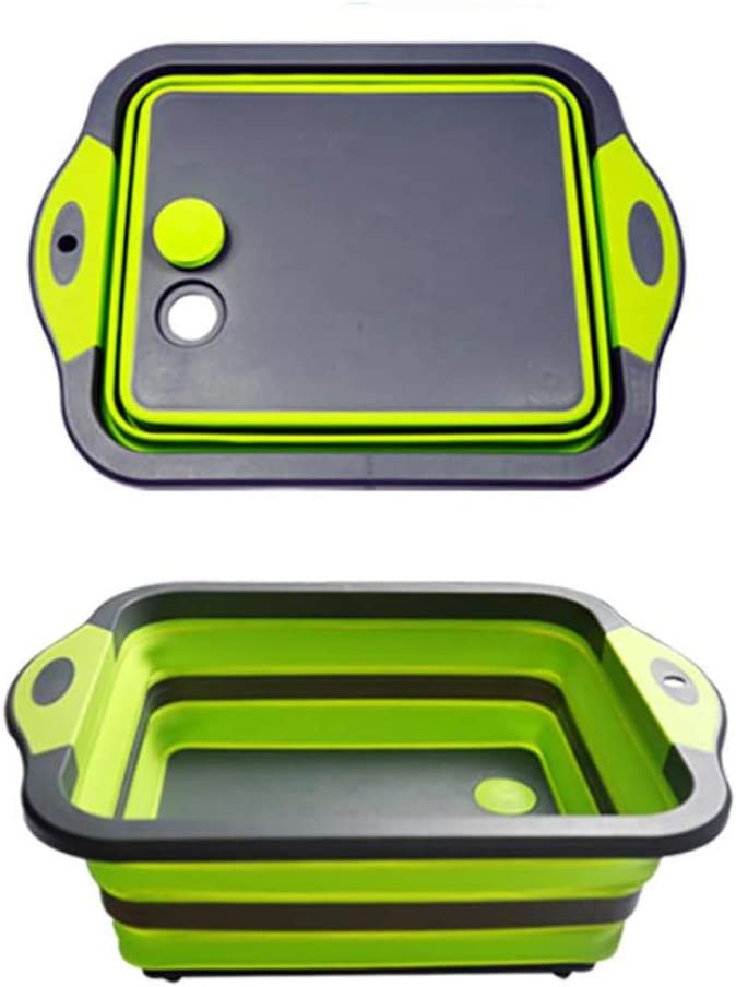 EASYRV Multifunctional Cutting Board Collapsible Kitchen Sink