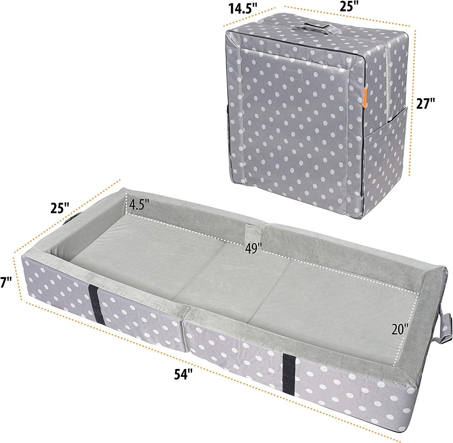 Milliard Portable Toddler Bumper Bed