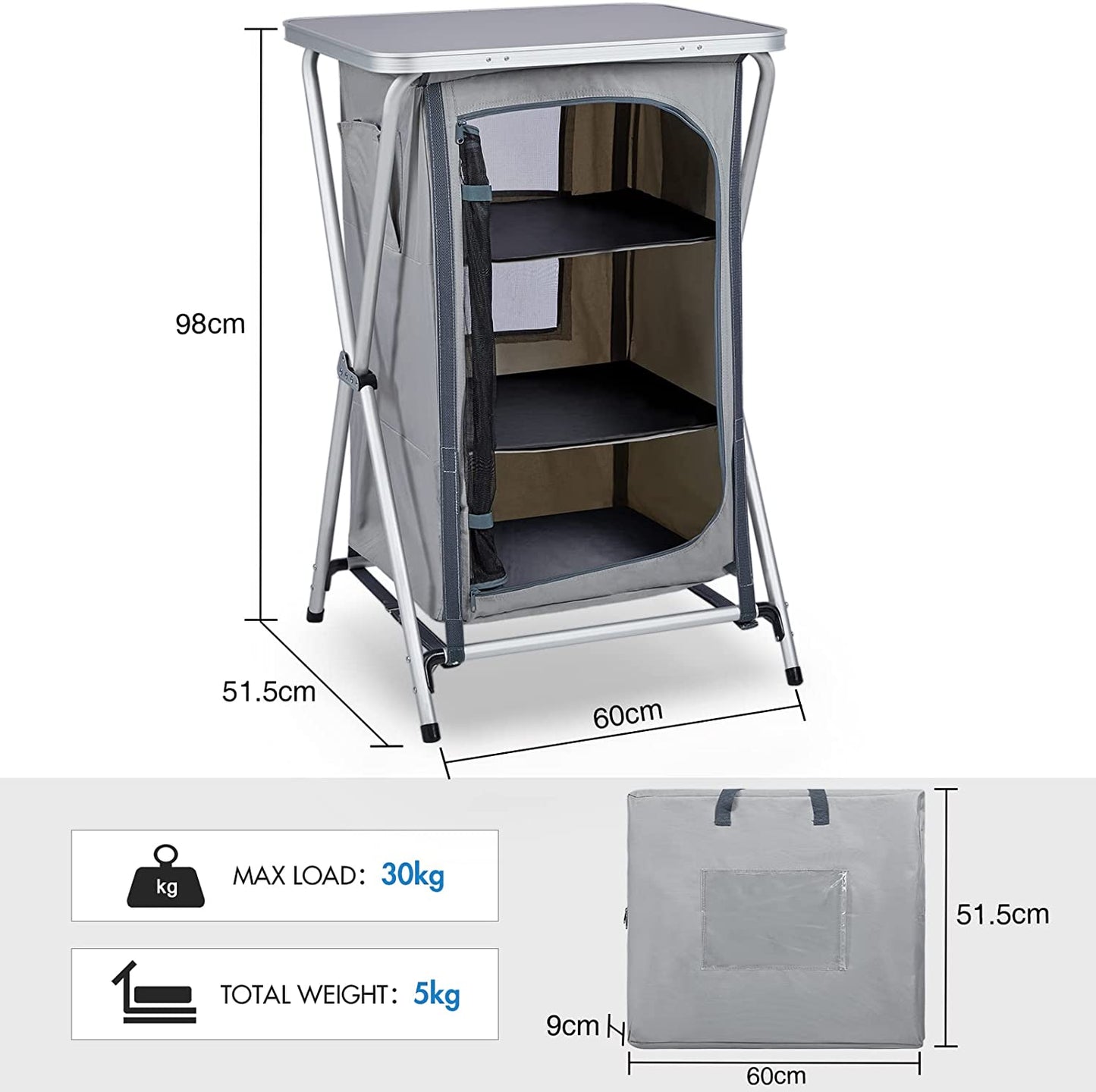 Portal Camping Storage Cupboard