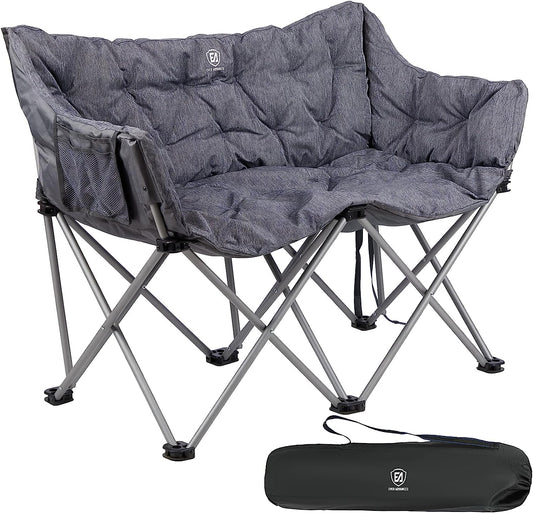 EVER ADVANCED Camping 2 Seater Sofa with Side Pocket
