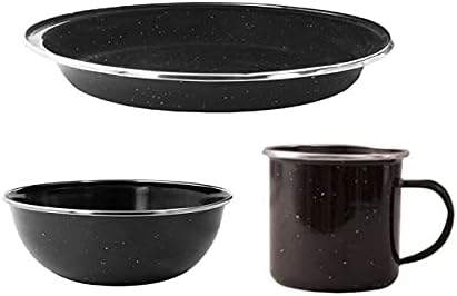 Black Enamel Camping Equipment