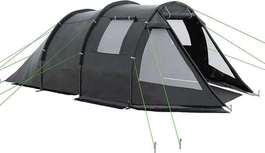 Outsunny 3-4 Man Tunnel Tent