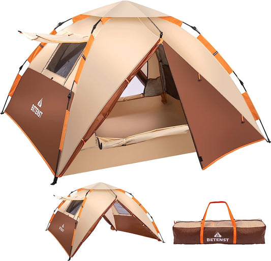 BETENST Camping Tent, Pop up Tent 4 Person