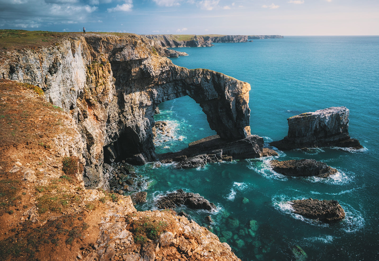 Epic rugged coastal formations of Pembrokeshire